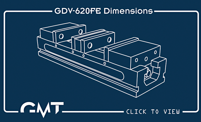 GDV-620 6 Inch Double Vise Blueprint
